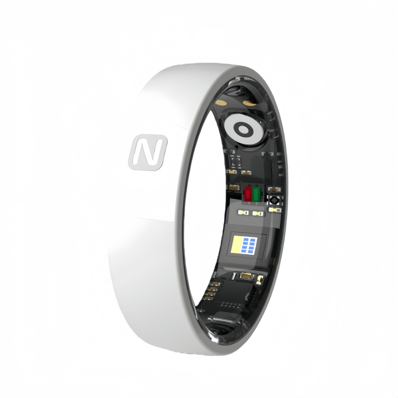Keramički pametni prsten s NFC pristupom, praćenje srčanog ritma, zasićenost krvi kisikom i san, praćenje, IP68 vodootporan, Bluetooth