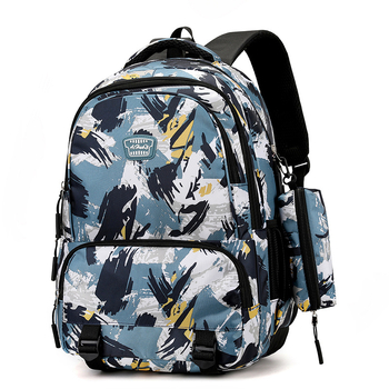 Unisex ruksak za putovanja, casual dizajn, vodootporan, kapacitet 20-35 L, Oxford platno, s printom, pogodan za 16-inčni prijenosno računalo