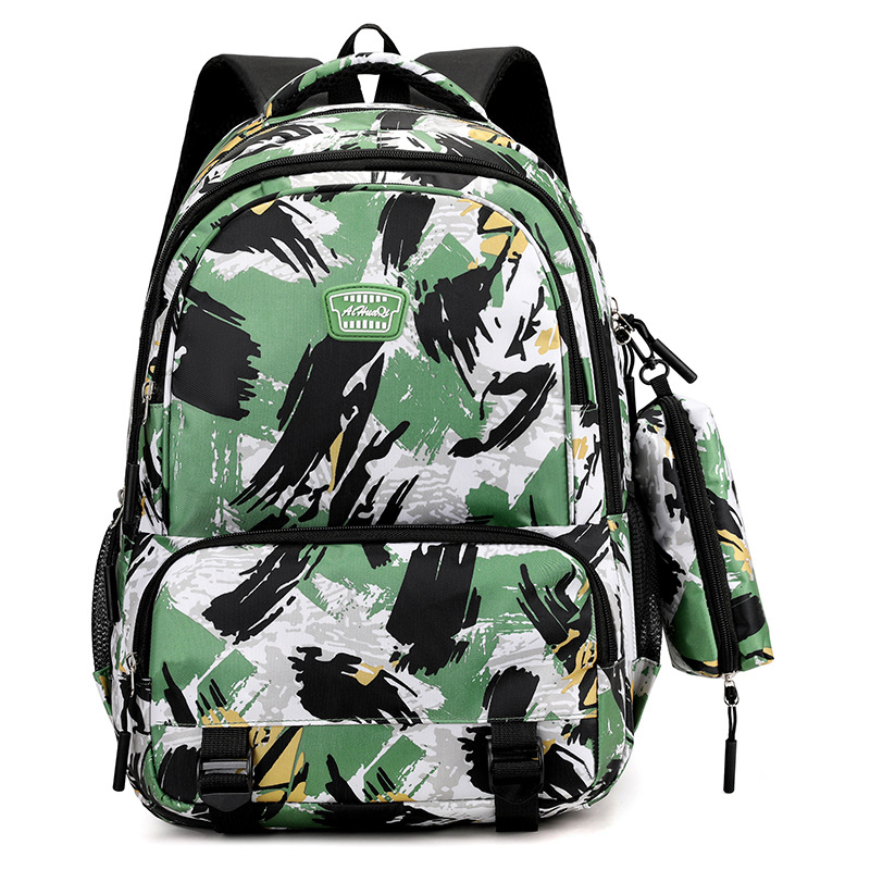 Unisex ruksak za putovanja, casual dizajn, vodootporan, kapacitet 20-35 L, Oxford platno, s printom, pogodan za 16-inčni prijenosno računalo