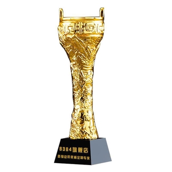Kristalni trofej s petokrakom zvijezdom, vrhunski novi model, dizajn i proizvodnja prigodne medalje s kolornim otiskom.