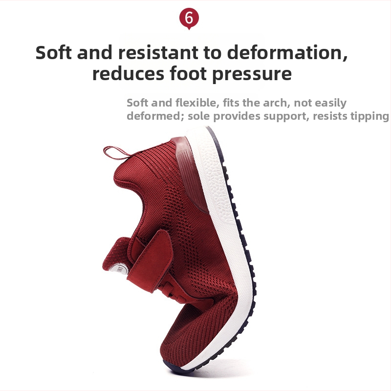 Pantofi sport casual pentru femei, model primăvară-toamnă, partea superioară din material textil, mărimi late, toc mic, închidere Velcro.