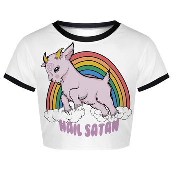 Дамска прилепнала късръкавна T-shirt с 3D принт, полиестер/еластан, ежедневен стил