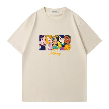 Ženski T-shirt kratkih rukava u japanskom stilu s tiskom teksta, ljeto 2026, udoban slobodan kroj