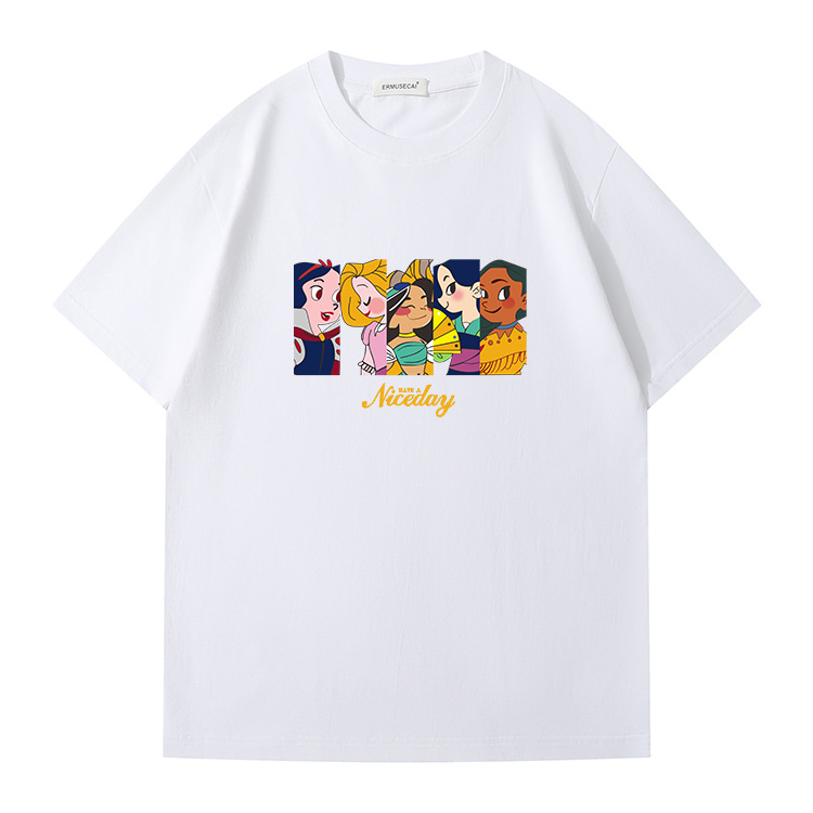 Ženski T-shirt kratkih rukava u japanskom stilu s tiskom teksta, ljeto 2026, udoban slobodan kroj