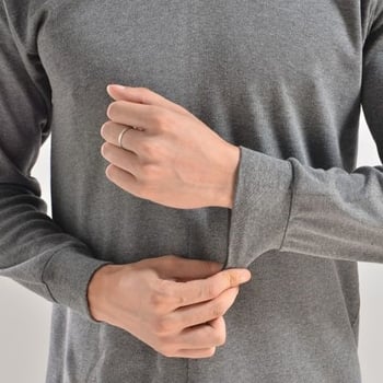 Muški komplet termičke odjeće od 100% pamuka za jesen – lagana gornja majica i hlače