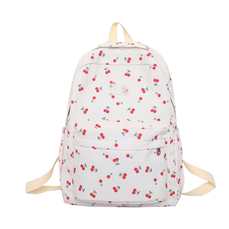 Unisex školski ruksak u Harajuku-korejskom stilu, velika kapaciteta 20–35 L, najlon, cvjetni uzorak