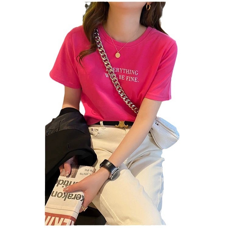Ženski T‑shirt kratkih rukava, Milk Silk, bijeli osnovni top, ležernog kroja, ljeto 2025, korejski stil