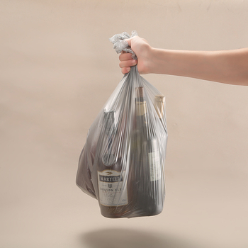Jiecheng srebrne premium vreće za otpad za kućnu upotrebu, debele plastične vreće za komercijalnu upotrebu, samo najveća veličina
