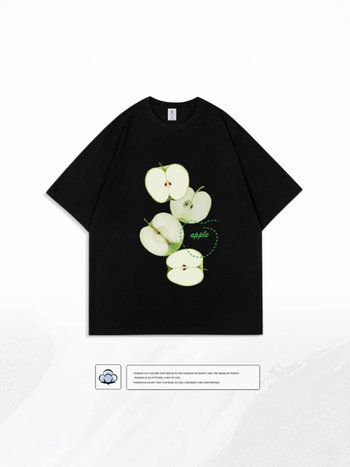 Λευκό γυναικείο κοντομάνικο βαμβακερό T-shirt, 2026 νέα μόδα, ελαφριά γραμμή, εκτύπωση με κείμενο, καθημερινό καλοκαιρινό τοπ, στρογγυλός λαιμός, μεσαίο μήκος