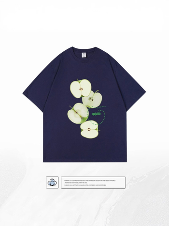 Λευκό γυναικείο κοντομάνικο βαμβακερό T-shirt, 2026 νέα μόδα, ελαφριά γραμμή, εκτύπωση με κείμενο, καθημερινό καλοκαιρινό τοπ, στρογγυλός λαιμός, μεσαίο μήκος