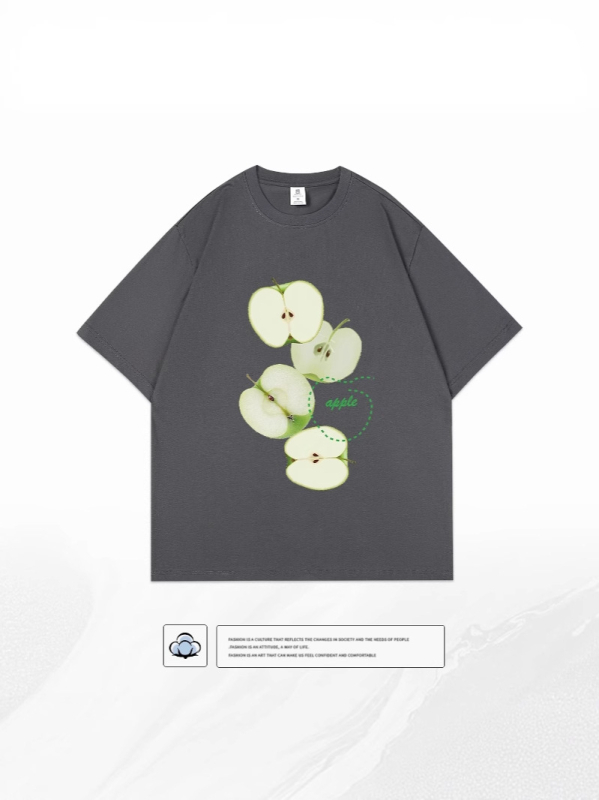 Λευκό γυναικείο κοντομάνικο βαμβακερό T-shirt, 2026 νέα μόδα, ελαφριά γραμμή, εκτύπωση με κείμενο, καθημερινό καλοκαιρινό τοπ, στρογγυλός λαιμός, μεσαίο μήκος