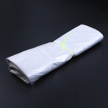 Debele crne vreće za otpad s plosnim otvorom, jednokratne, 45×50 cm, HDPE