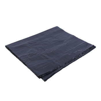 Debele crne vreće za otpad s plosnim otvorom, jednokratne, 45×50 cm, HDPE