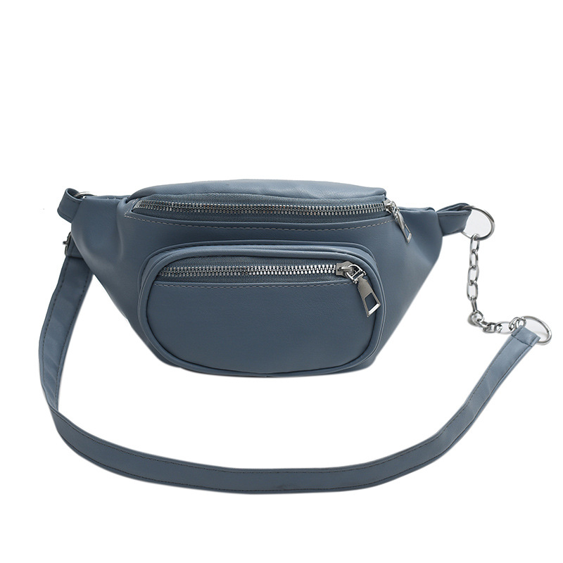 Ženska crossbody torba, jednobojna, moderan zapadni stil, kompaktna torba preko ramena