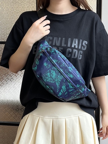 Ženska vodootporna torba od najlona za svakodnevnu upotrebu: pojas ili crossbody preko prsa ili ruksak uz tijelo