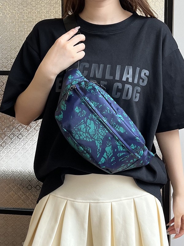 Ženska vodootporna torba od najlona za svakodnevnu upotrebu: pojas ili crossbody preko prsa ili ruksak uz tijelo
