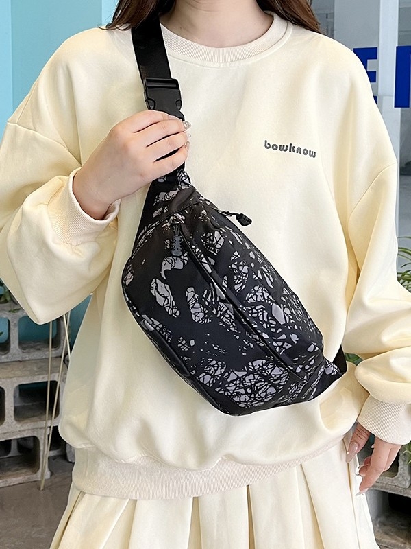 Ženska vodootporna torba od najlona za svakodnevnu upotrebu: pojas ili crossbody preko prsa ili ruksak uz tijelo