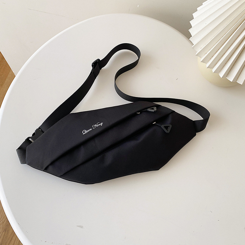 Moderna ženska torba u pojasu u korejskom stilu, lagana i kompaktna, jednobojna, svakodnevna crossbody torba