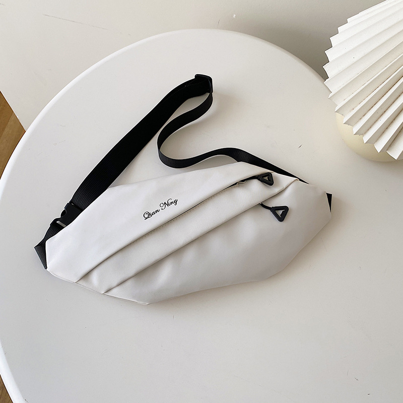 Moderna ženska torba u pojasu u korejskom stilu, lagana i kompaktna, jednobojna, svakodnevna crossbody torba