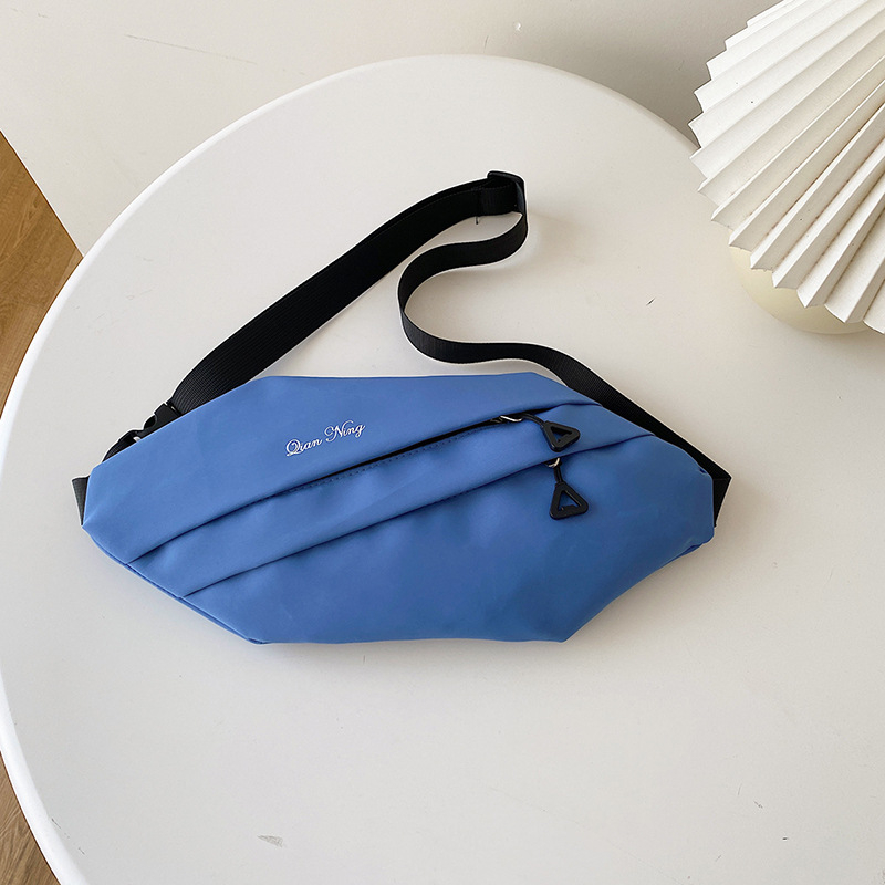 Moderna ženska torba u pojasu u korejskom stilu, lagana i kompaktna, jednobojna, svakodnevna crossbody torba