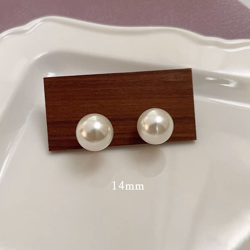 Naušnice s perlom u francuskom stilu, sa 925 srebrnim postom, klasične, elegantne, minimalističke i svestrane.
