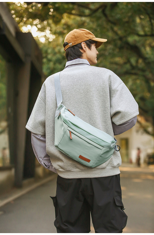 Torba u korejskom stilu, sportska torba preko ramena, velik kapacitet, minimalistička