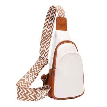 Retro ženska crossbody torba s boho stilom, jednobojna torba za pojas, PU
