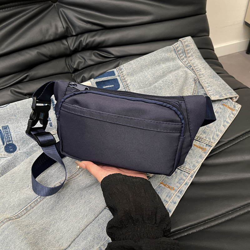 Ženska najlonska pojasna torba, crossbody stil, velik kapacitet