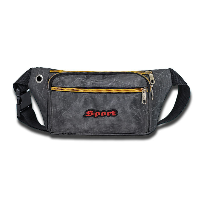 Unisex casual torba preko ramena s velikim kapacitetom, džep za telefon, pogodna za sport i trčanje