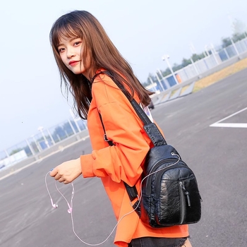 Ženska torbica u korejskom stilu od meke PU kože, mala crossbody torbica za svakodnevnu upotrebu