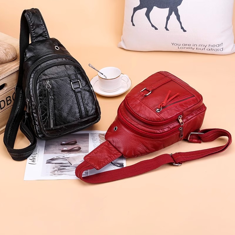 Ženska torbica u korejskom stilu od meke PU kože, mala crossbody torbica za svakodnevnu upotrebu