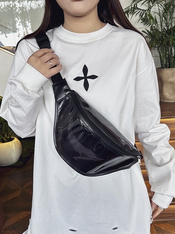 Ženska PVC kaišna torbica – prozirna torbica za plažu, crossbody, minimalistički stil