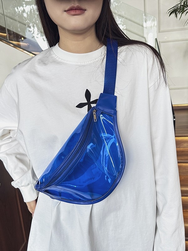 Ženska PVC kaišna torbica – prozirna torbica za plažu, crossbody, minimalistički stil