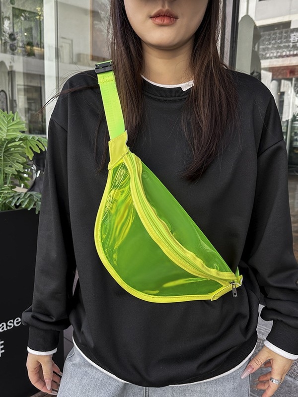 Ženska PVC kaišna torbica – prozirna torbica za plažu, crossbody, minimalistički stil