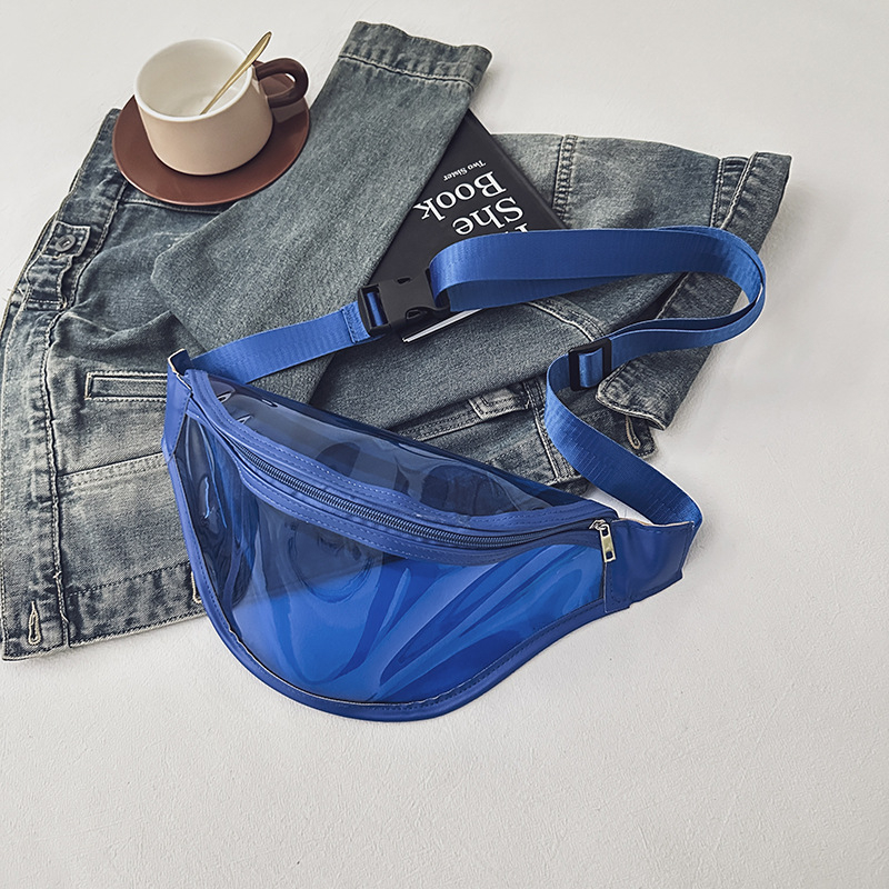 Ženska PVC kaišna torbica – prozirna torbica za plažu, crossbody, minimalistički stil