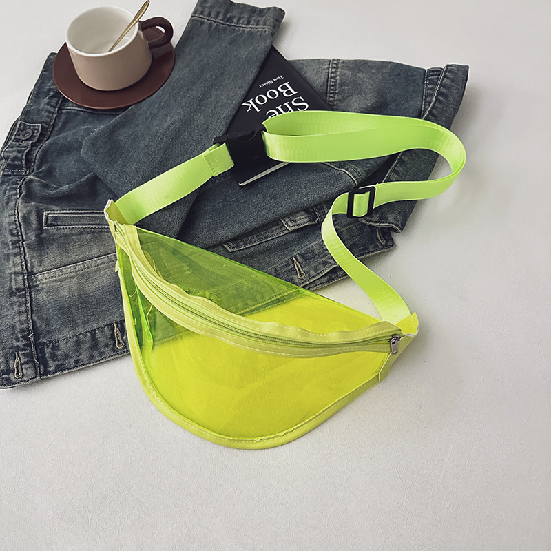 Ženska PVC kaišna torbica – prozirna torbica za plažu, crossbody, minimalistički stil