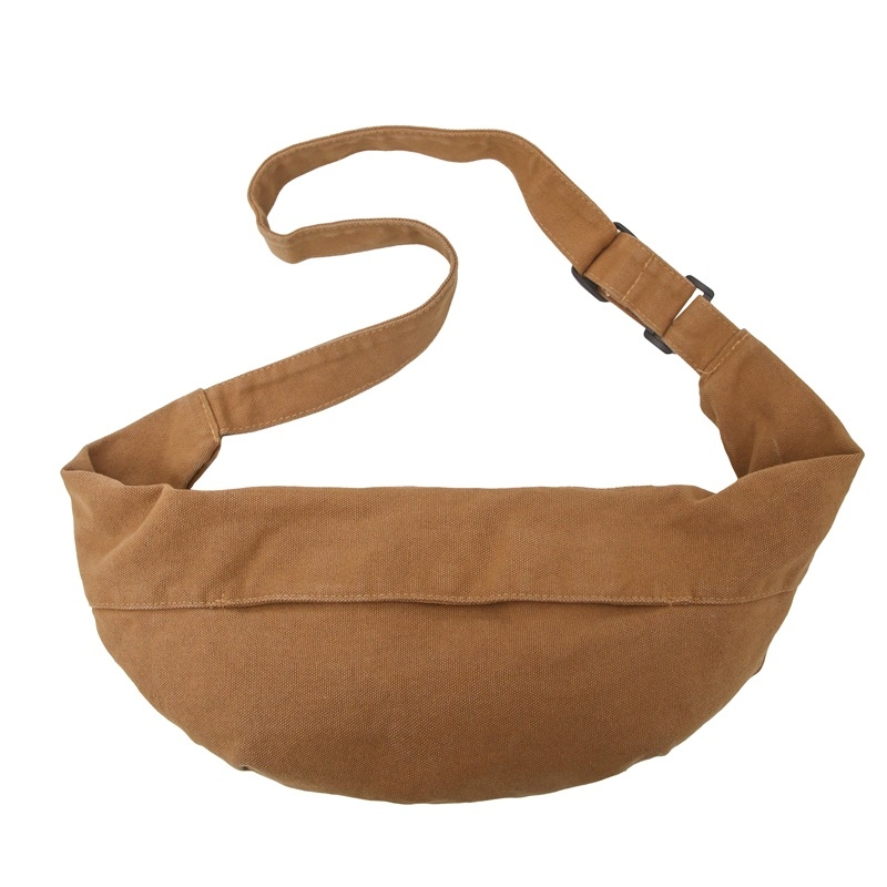 Baguette torba preko ramena od platna, kroasan-stil, lagana i svestrana, podesiva za muškarce i žene