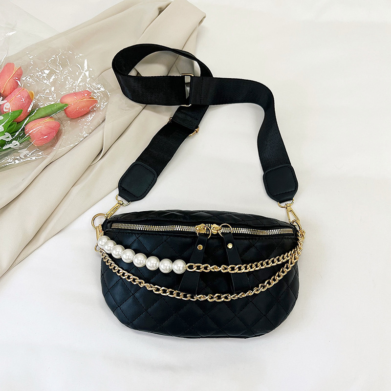 Jesenska 2023 prešivana crossbody torba u jednoj boji, ženska torba