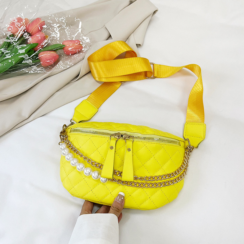 Jesenska 2023 prešivana crossbody torba u jednoj boji, ženska torba