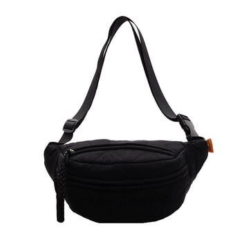 Ženska crossbody torbica s vezom, mala, zimska kolekcija 2024, nišni sportski stil, torba za prsa i struk.