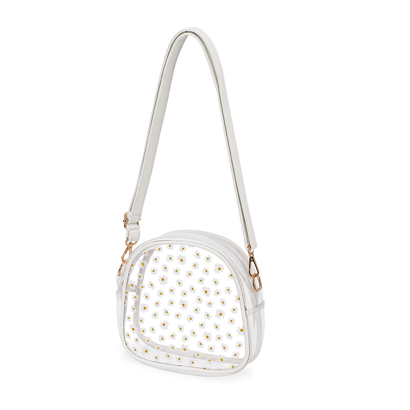 Prozirna ženska PVC crossbody torba za pohranu šminke, mala torba za struk, jednostavan višestruki dizajn