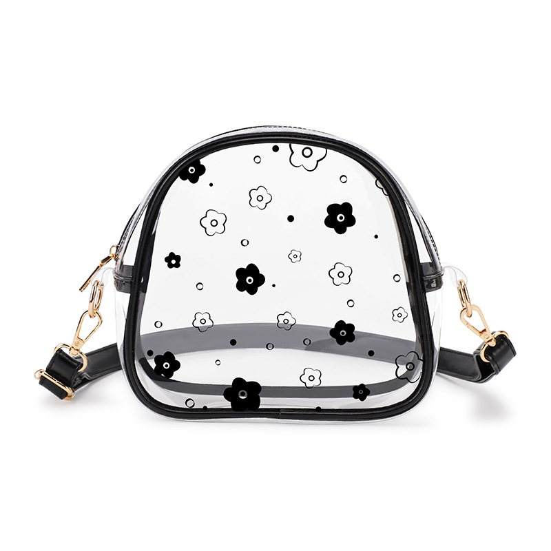 Prozirna ženska PVC crossbody torba za pohranu šminke, mala torba za struk, jednostavan višestruki dizajn