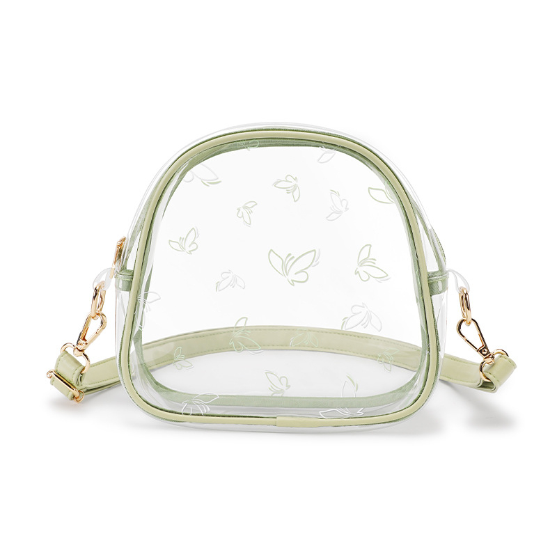 Prozirna ženska PVC crossbody torba za pohranu šminke, mala torba za struk, jednostavan višestruki dizajn