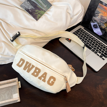 Američki retro street stil torbica za prsa s velikim kapacitetom, crossbody od najlona i platna za muškarce i žene