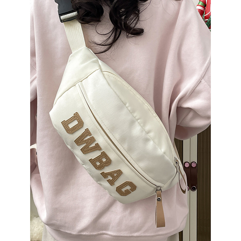 Američki retro street stil torbica za prsa s velikim kapacitetom, crossbody od najlona i platna za muškarce i žene