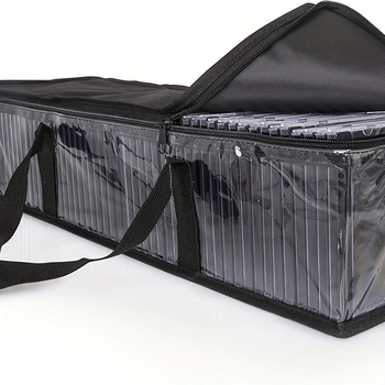 Prozirna PVC debela vodootporna torba za pohranu s ručkom, za CD-e, šešire i knjige