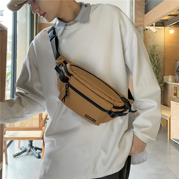 Muška crossbody torba u japanskom utilitarističkom stilu, kompaktna Harajuku inspirirana torba