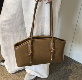 Ženska retro tote torba s velikim kapacitetom – minimalistička svakodnevna torba za rame