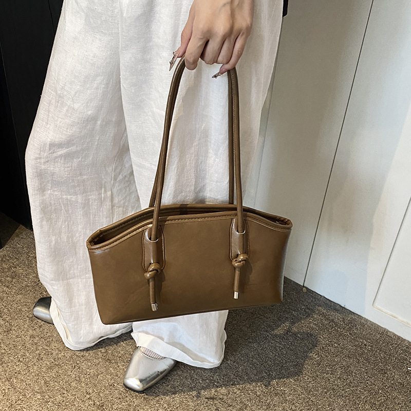 Ženska retro tote torba s velikim kapacitetom – minimalistička svakodnevna torba za rame