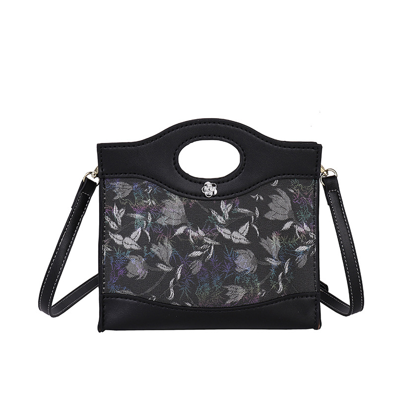 Retro DIY ženska torba – srednja veličina, PU koža, preko ramena i crossbody, ručno izrađeni komplet